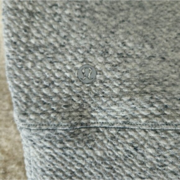 Lululemon At Ease Double-Knit Textured Cotton Blend Hoodie Size XL - Picture 5 of 6